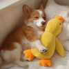 Soft Chew Resistant Plush Duck Dog Toy