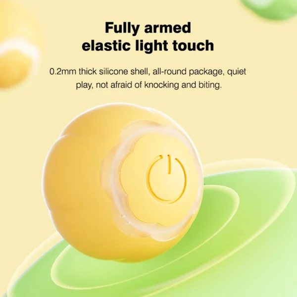 Smart Cat Toy Rolling Ball with LED Light