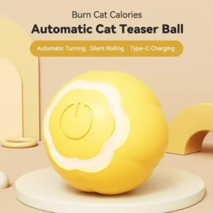 Smart Cat Toy Rolling Ball with LED Light
