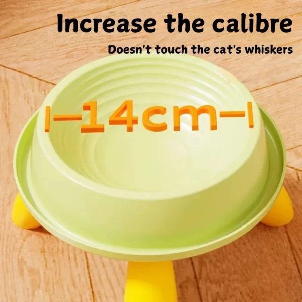 High Feet Cat Food Bowl Cat Water Bowl Pet Food Feeder