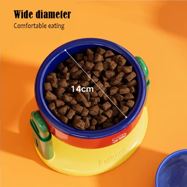 Adjustable Plastic Pet Bowl