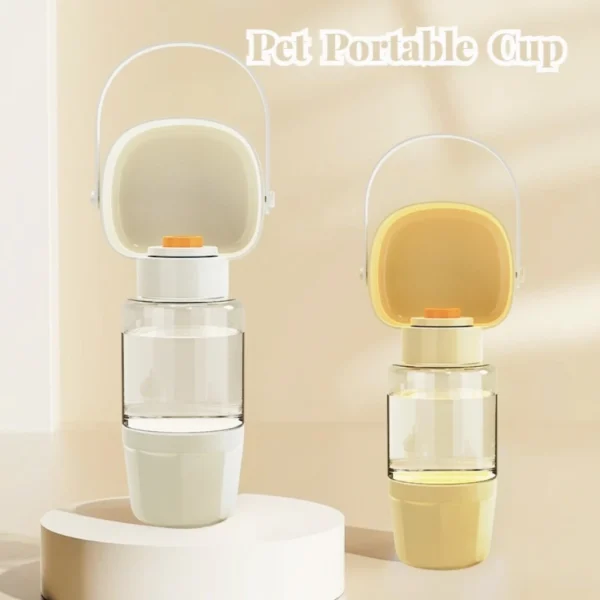 2 in 1 Multi-Purpose Pet Portable Outdoor Drinking Water Bottle
