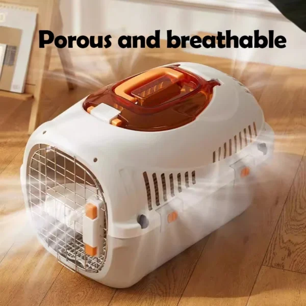 Large Portable Pet Carrier with Sunroof