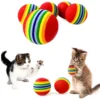 my-11134207-7ras8-m2kebnu1p8zh2d 42MM EVA Pet Rainbow Bouncy Foam Ball