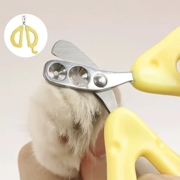Cheese Shape Anti Bleeding Pet Nail Clippers
