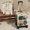 Cat Carrier Backpack with Trolley