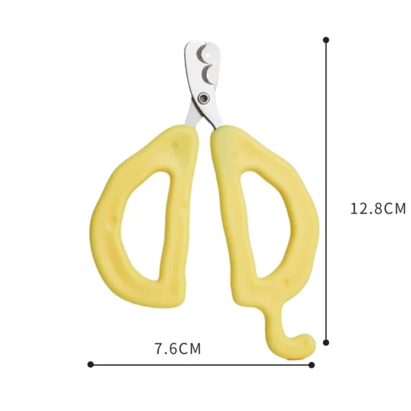 Cheese Shape Anti Bleeding Pet Nail Clippers
