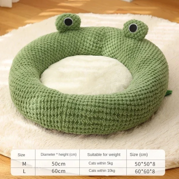 Frog Shape Pet bed for All Seasons