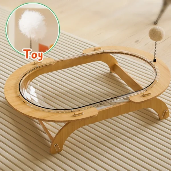 Cat Nest Capsule Transparent Oval Sleeping Bed