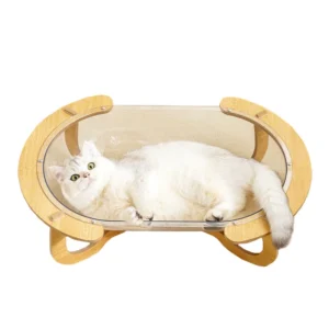 Cat Nest Capsule Transparent Oval Sleeping Bed
