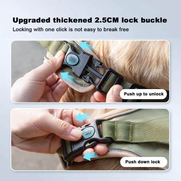 Big Dog Vest Style Chest Reflective Strap