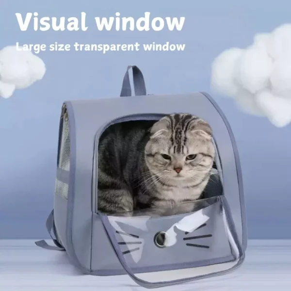 Cat Carrier Backpack with Transparent Window