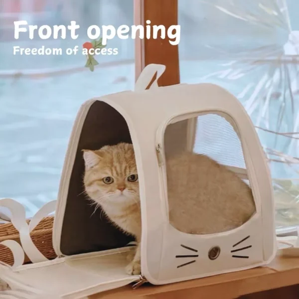 Cat Carrier Backpack with Transparent Window