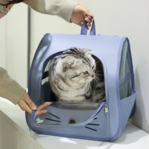 Cat Carrier Backpack with Transparent Window