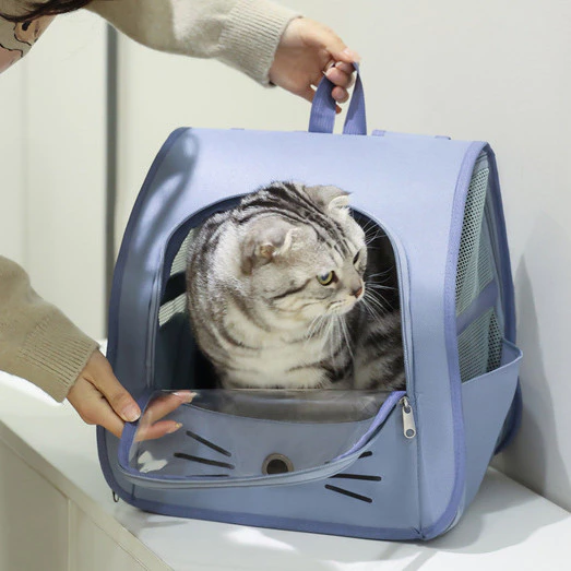 Cat Carrier Backpack with Transparent Window