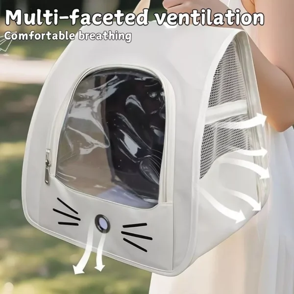 Cat Carrier Backpack with Transparent Window
